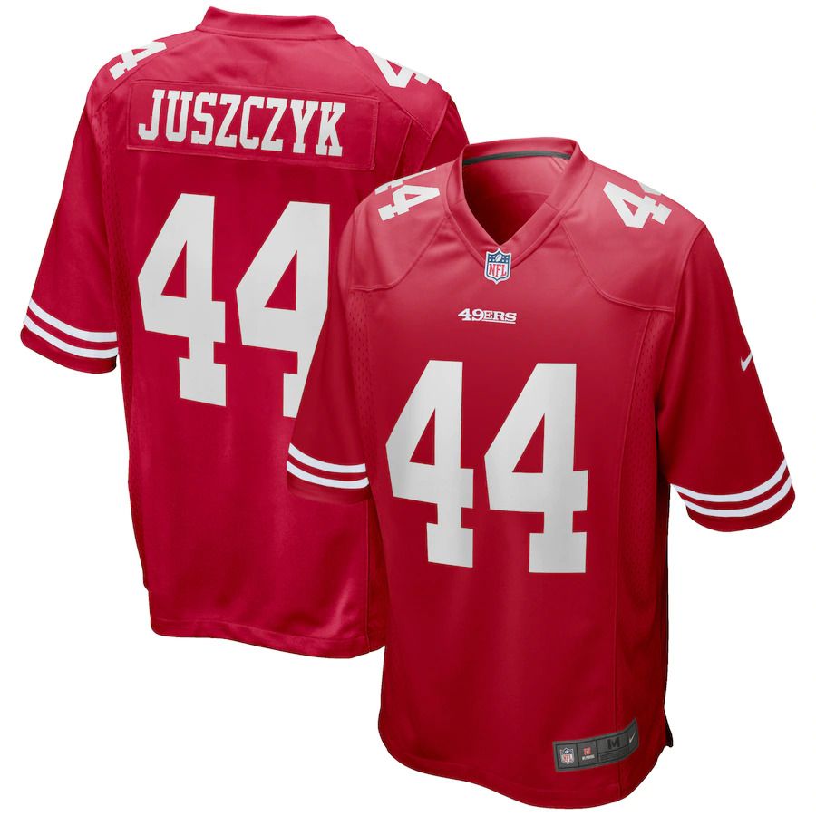 Men San Francisco 49ers #44 Kyle Juszczyk Nike Scarlet Game NFL Jersey->customized nfl jersey->Custom Jersey